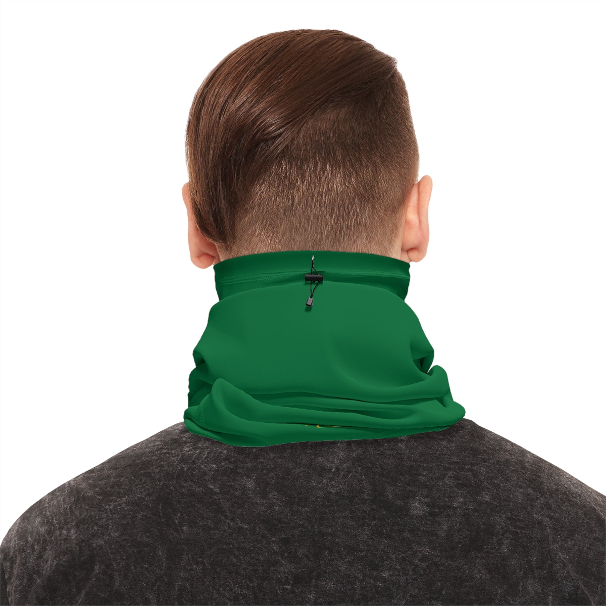 Classic Logo Cozy Winter Neck Gaiter with Drawstring