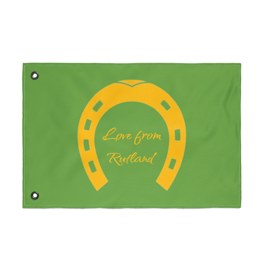 Classic Logo Love From Rutland Double Sided Flag