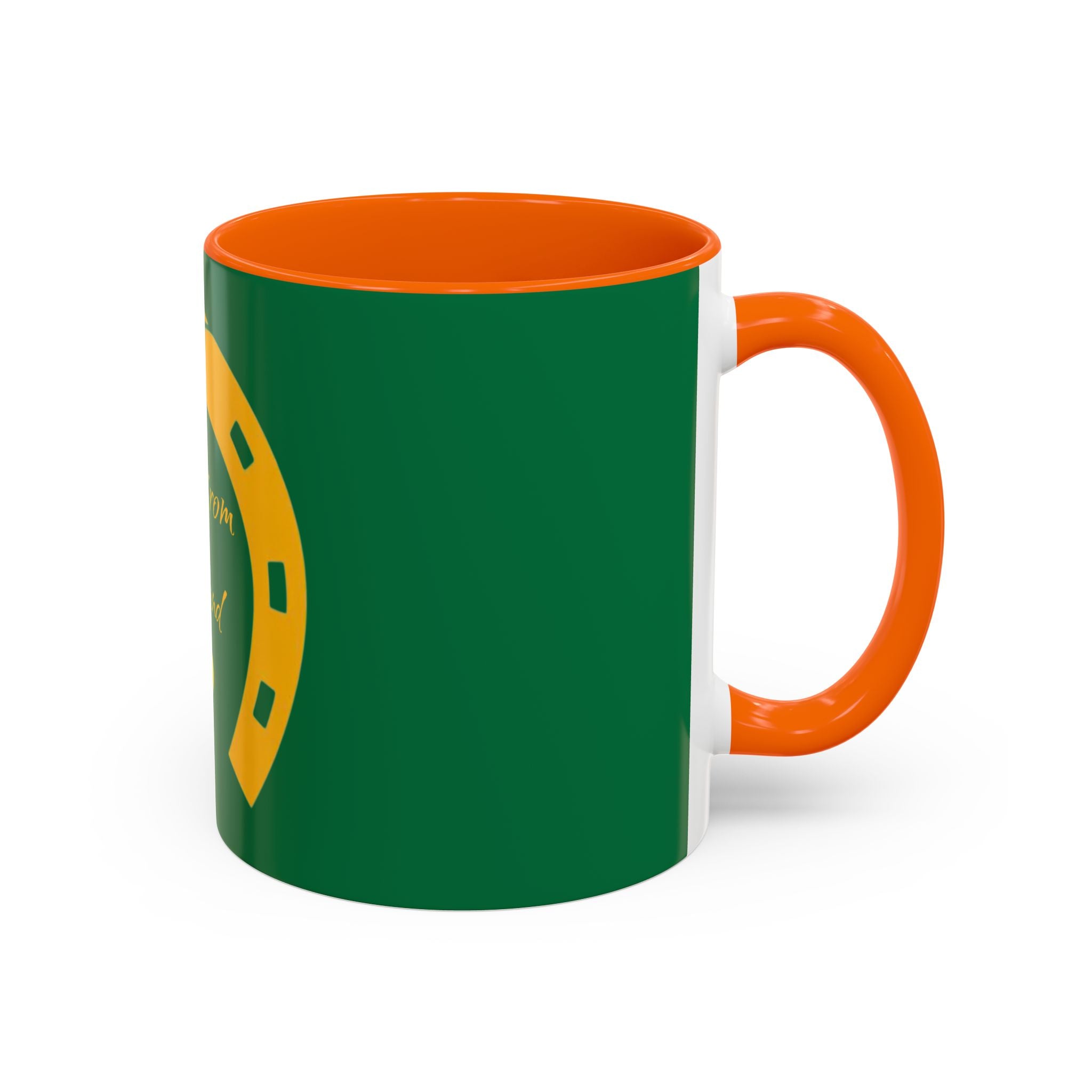 Heart & Horseshoe Accent Coffee Mug (11, 15oz)