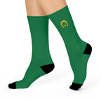 Heart & Horseshoe Cushioned Crew Socks