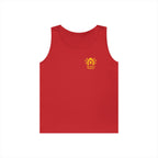 Sunshine Goddess Unisex Heavy Cotton Tank Top, Summer Style, Casual Wear, Beach Day Outfit, Gift for Her, Vacation Attire