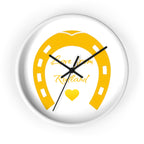 Heart & Horseshoe Wall Clock