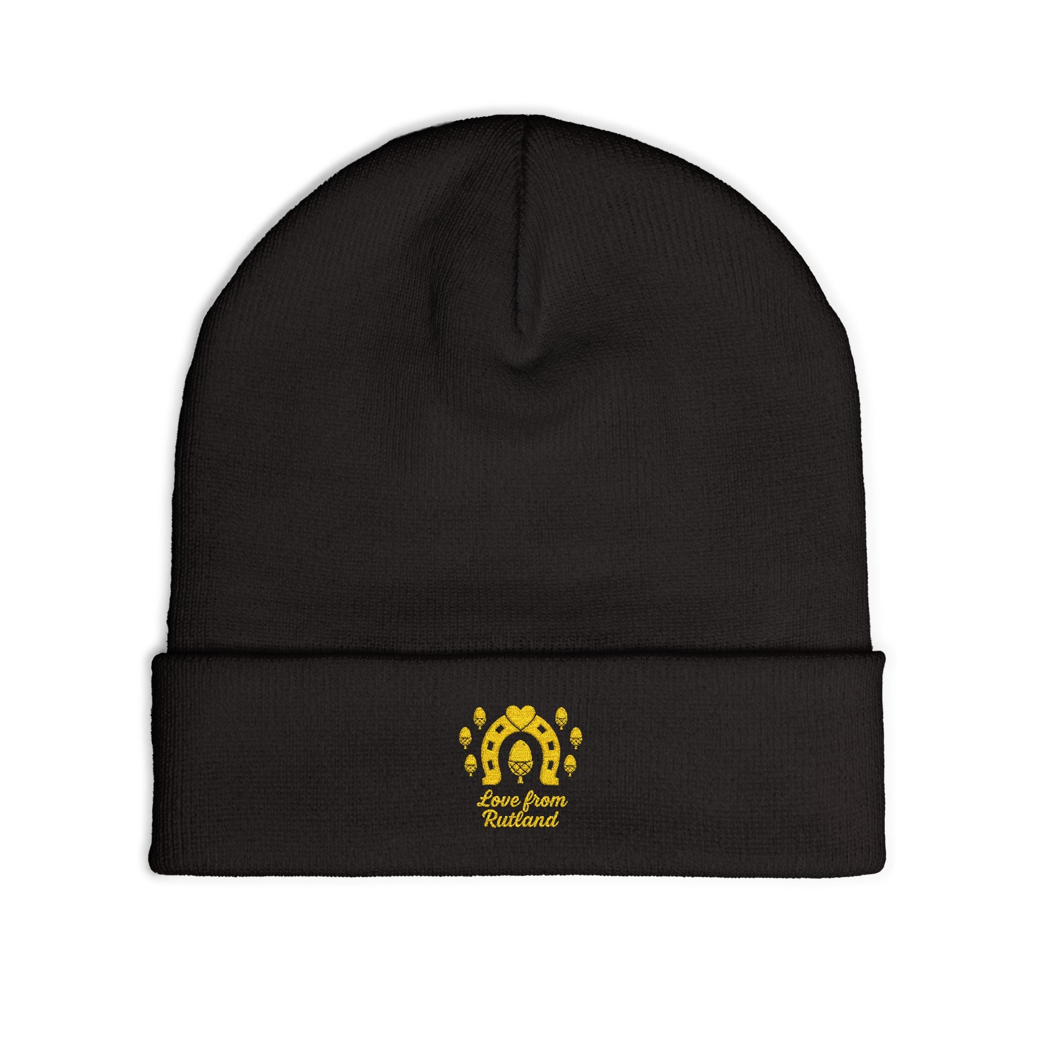 Classic Logo Embroidered Knit Beanie