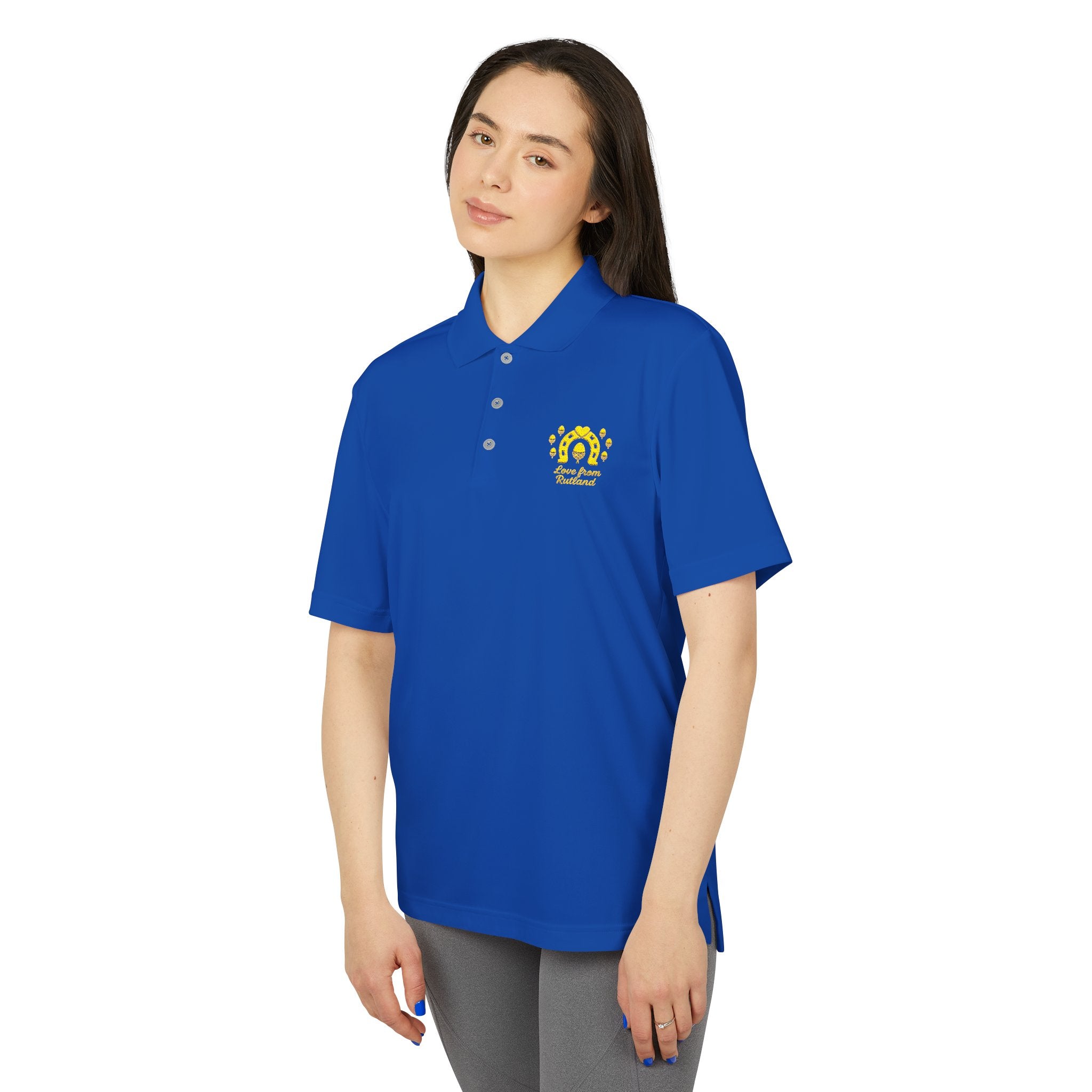 Classic Logo Adidas Unisex Performance Polo
