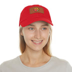 Heart & Horseshoe Cap with Leather Patch (Rectangle)