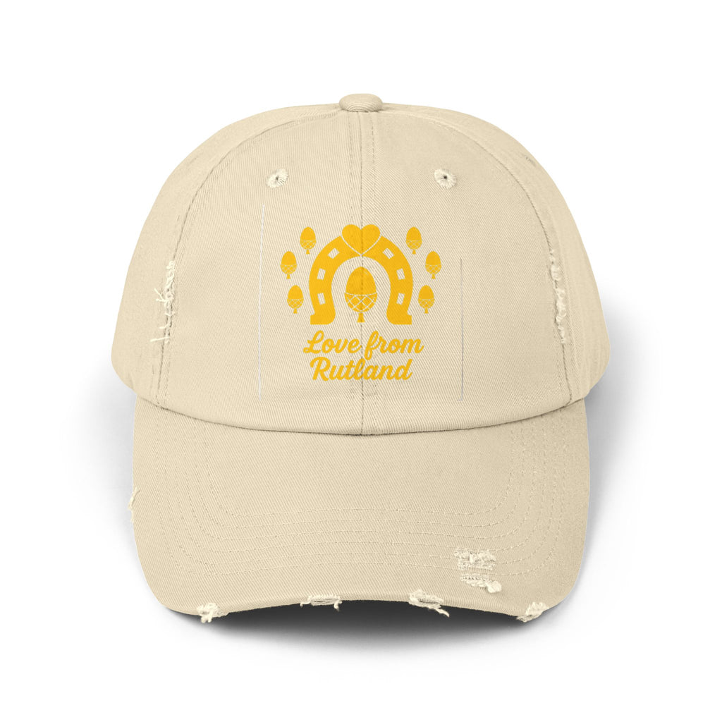 Trendy Distressed Cap with Classic Logo Design