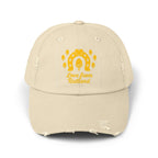 Trendy Distressed Cap with Classic Logo Design