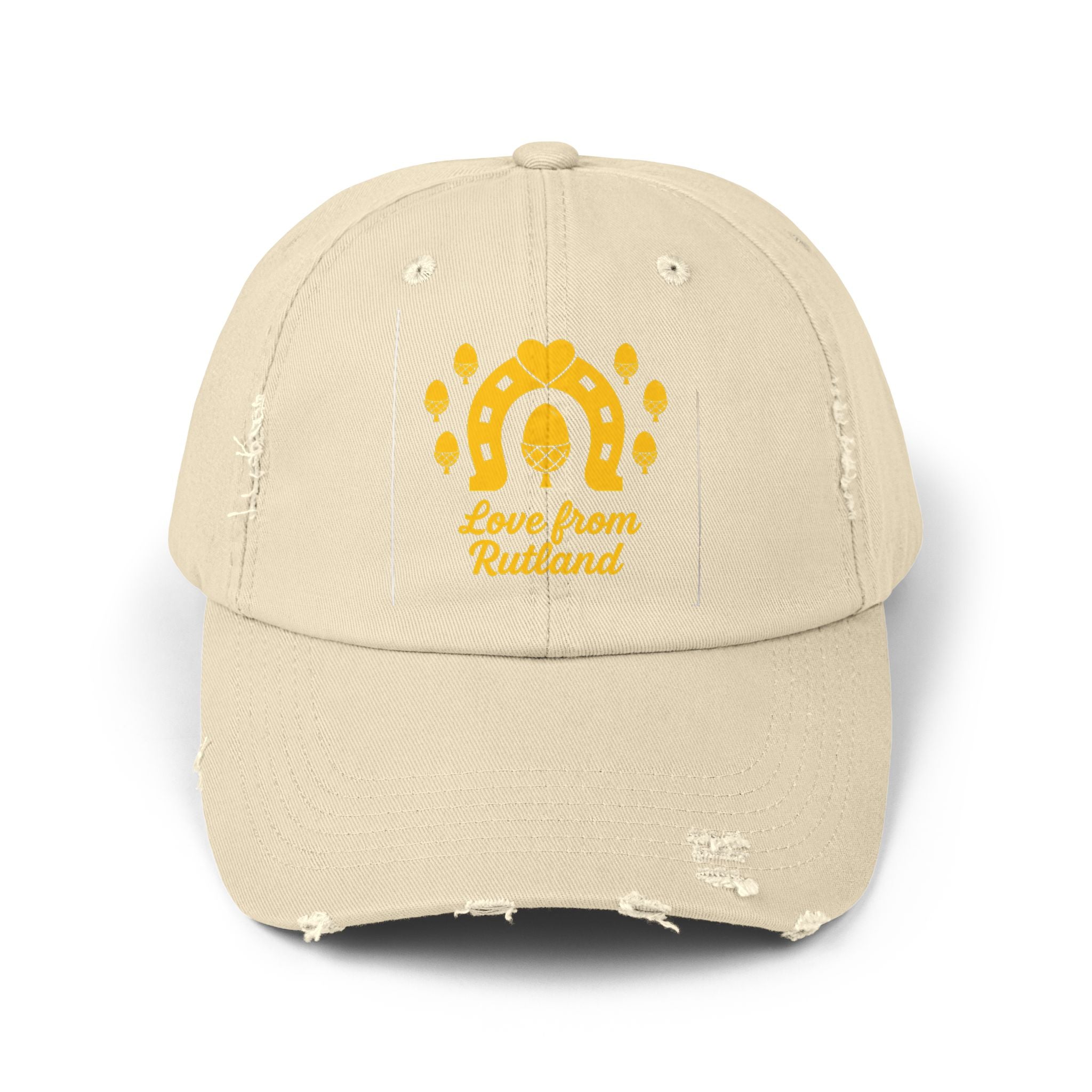 Trendy Distressed Cap with Classic Logo Design