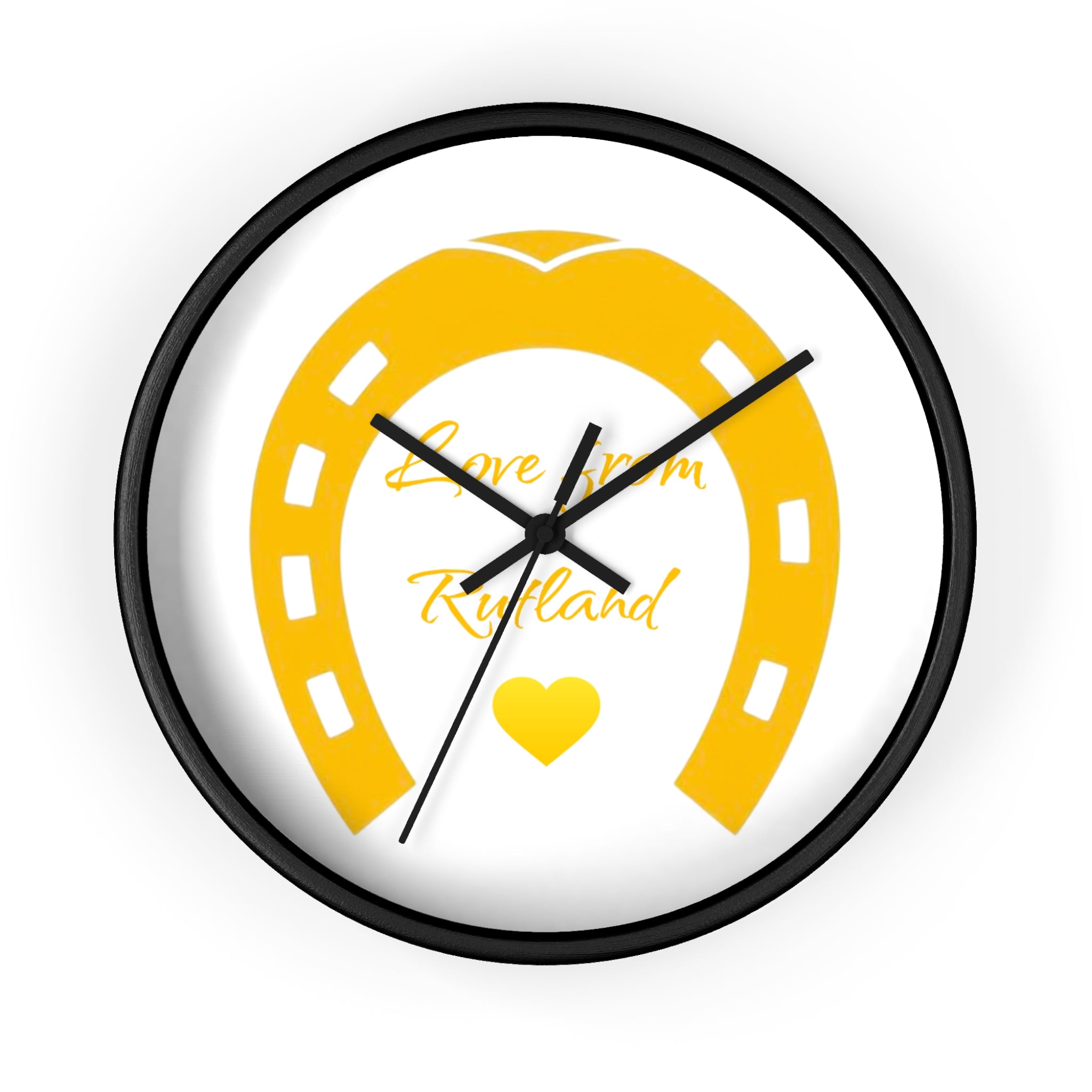 Heart & Horseshoe Wall Clock
