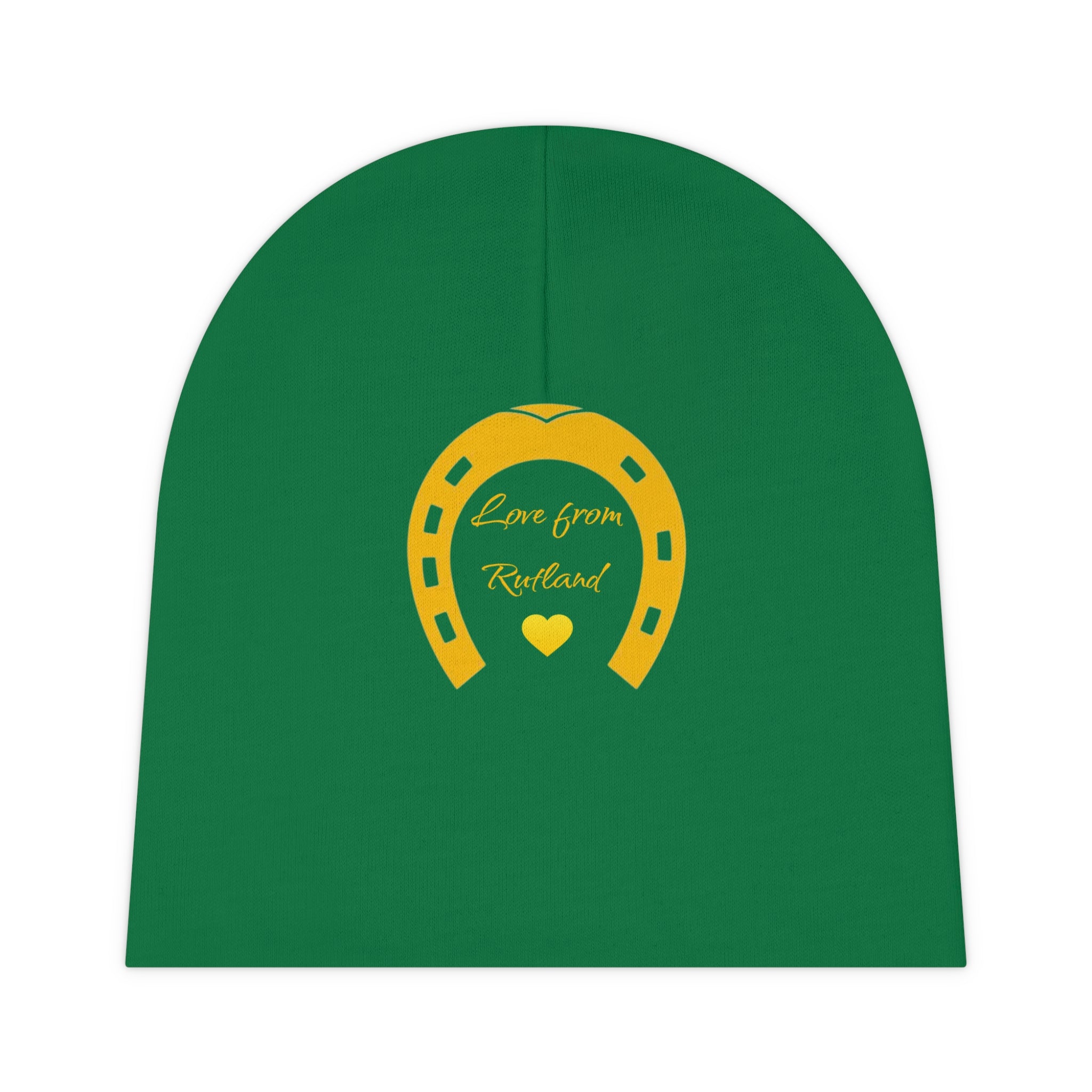 Heart & Horseshoe Baby Beanie