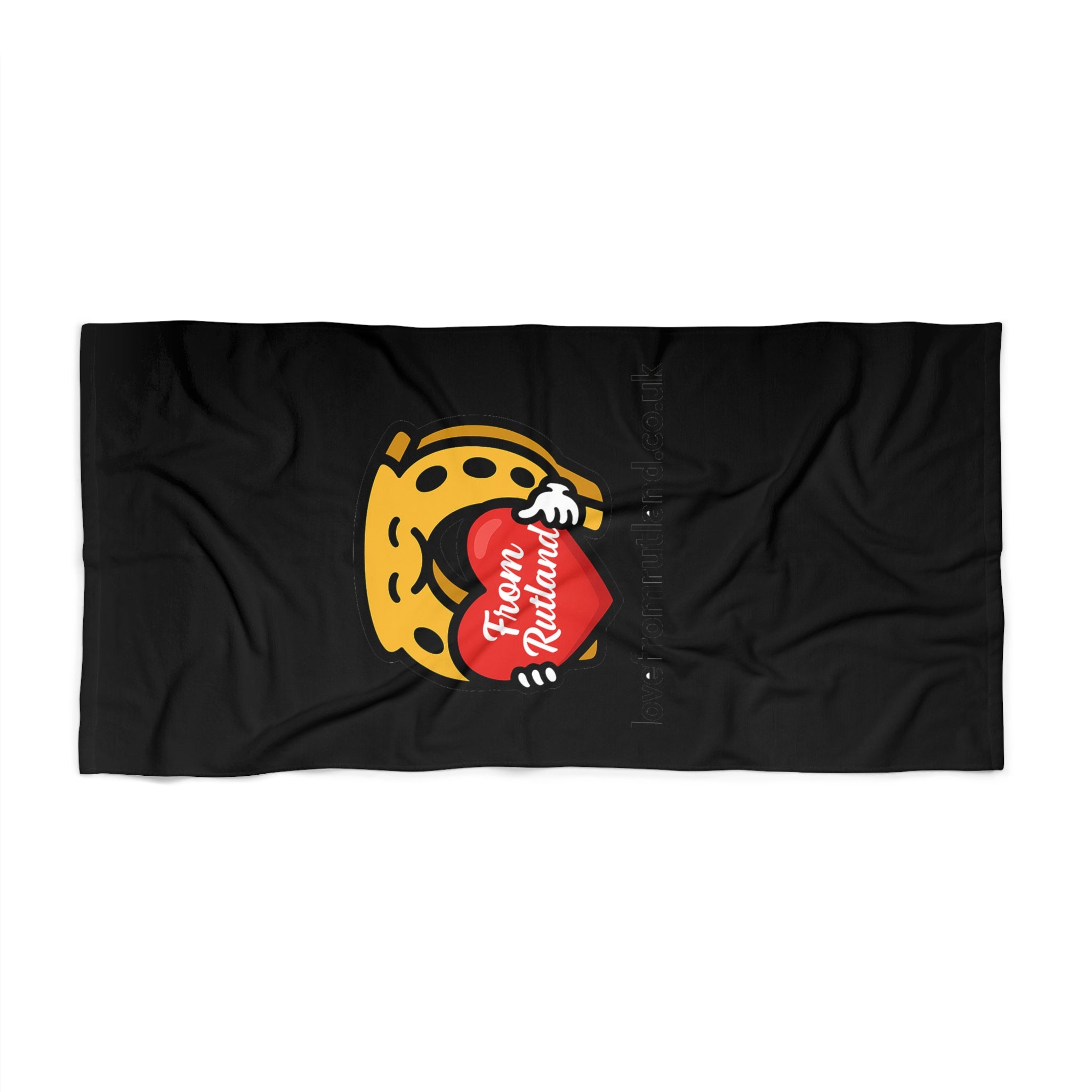 Horseshoe & Heart Beach Towel