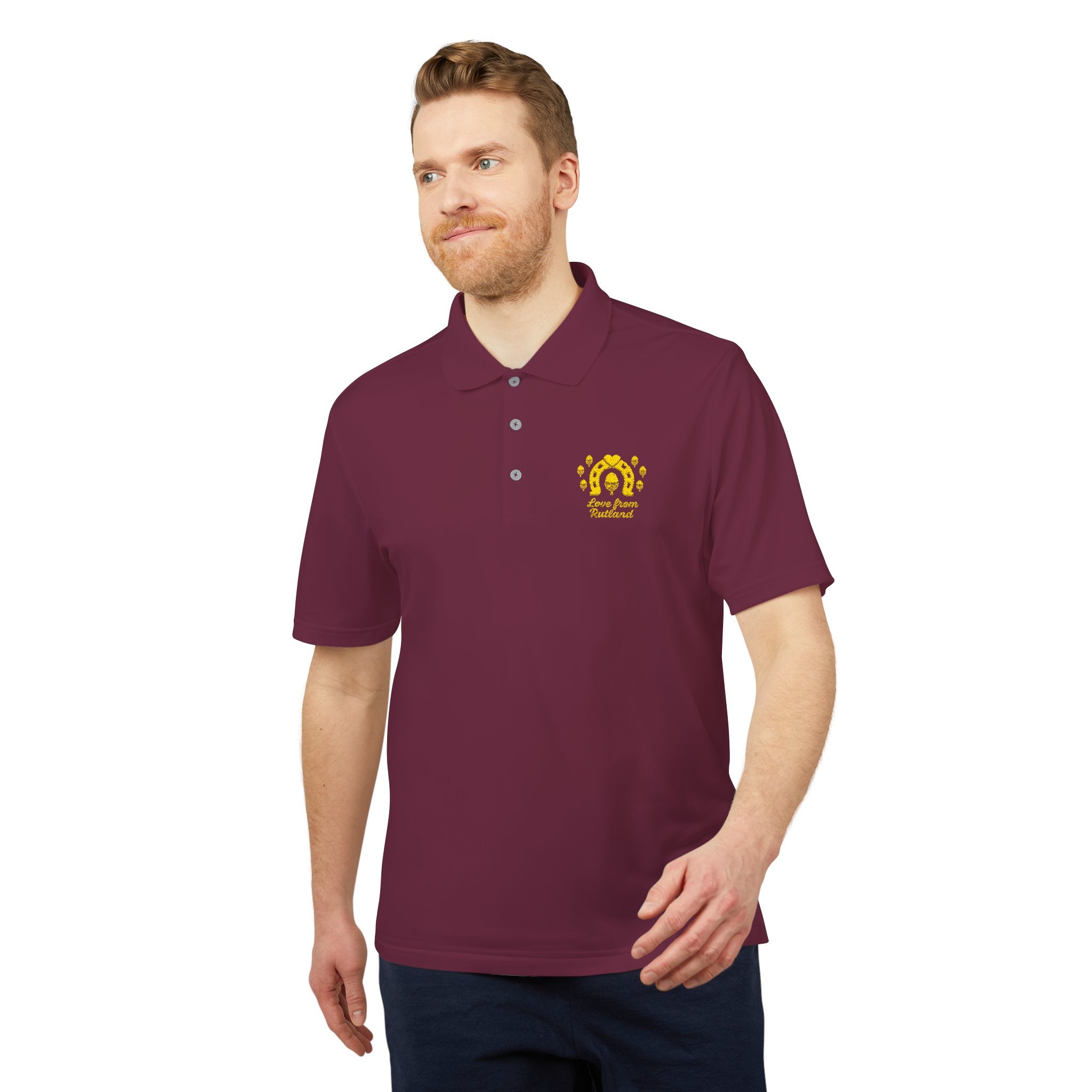 Classic Logo Adidas Unisex Performance Polo