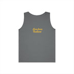 Sunshine Goddess Unisex Heavy Cotton Tank Top, Summer Style, Casual Wear, Beach Day Outfit, Gift for Her, Vacation Attire