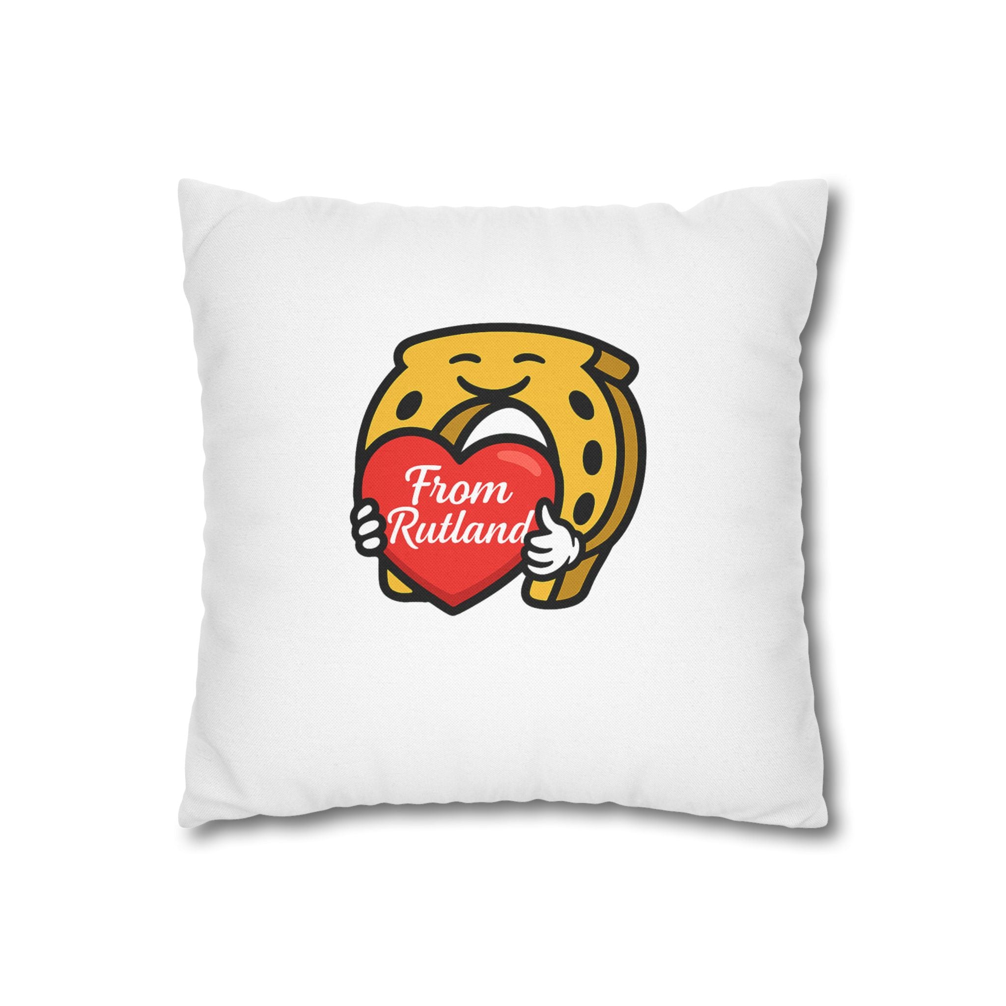 Spun Polyester Square Pillowcase