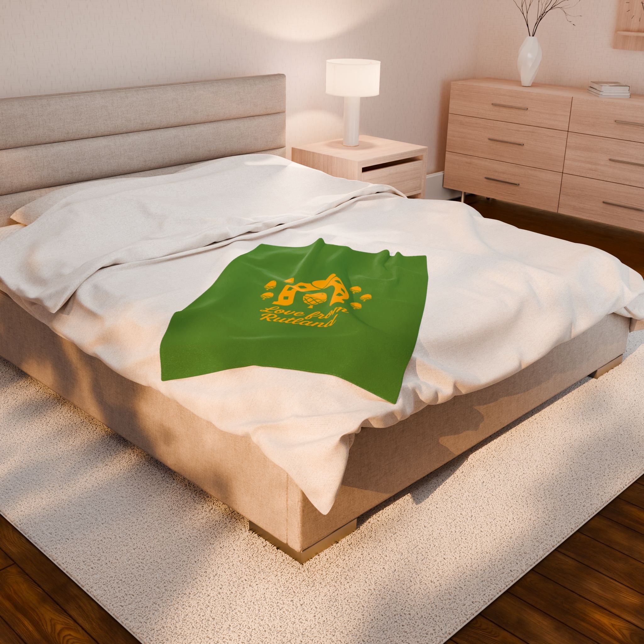 Classic Logo Velveteen Plush Blanket