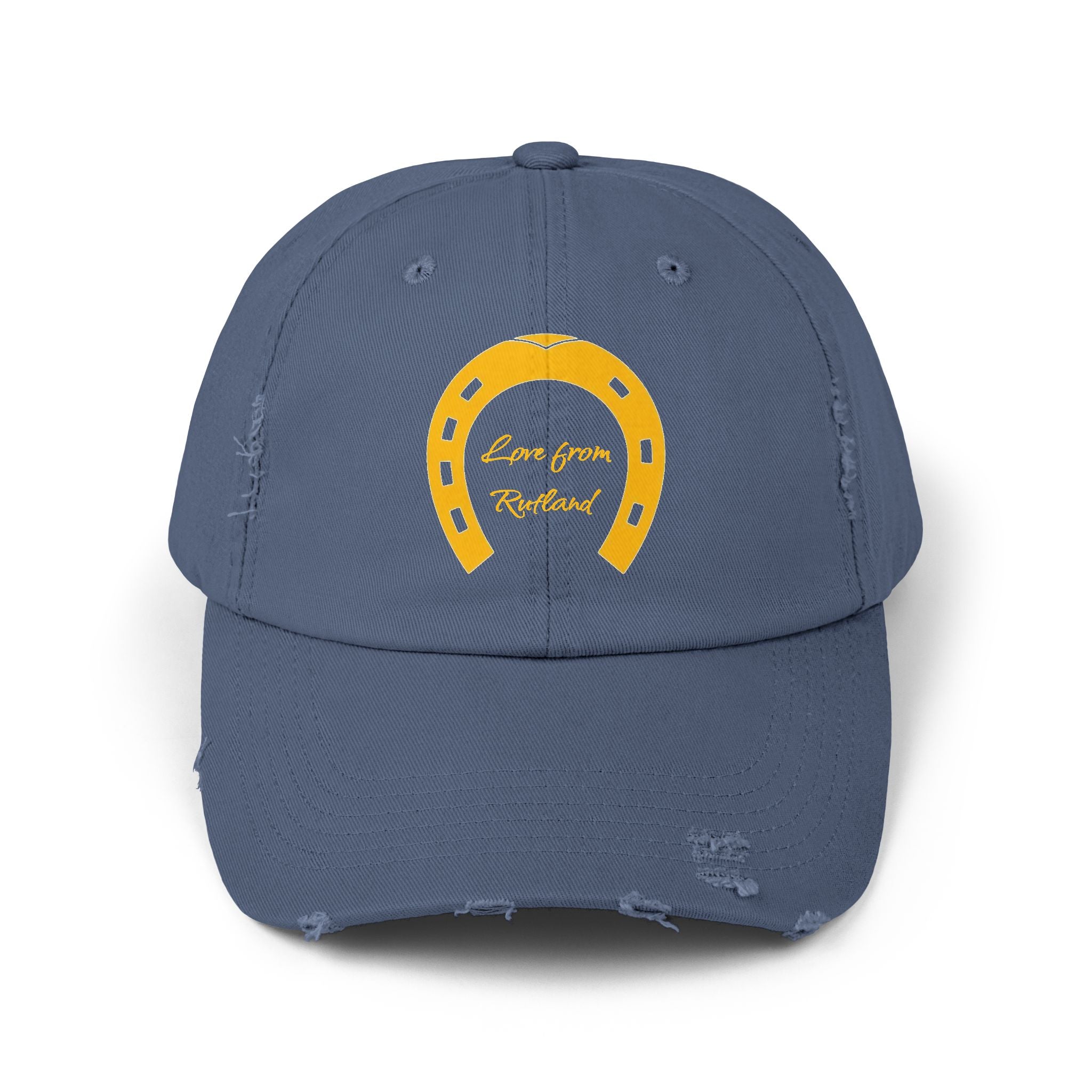Trendy Distressed Cap with Classic Logo Design