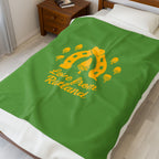 Classic Logo Velveteen Plush Blanket