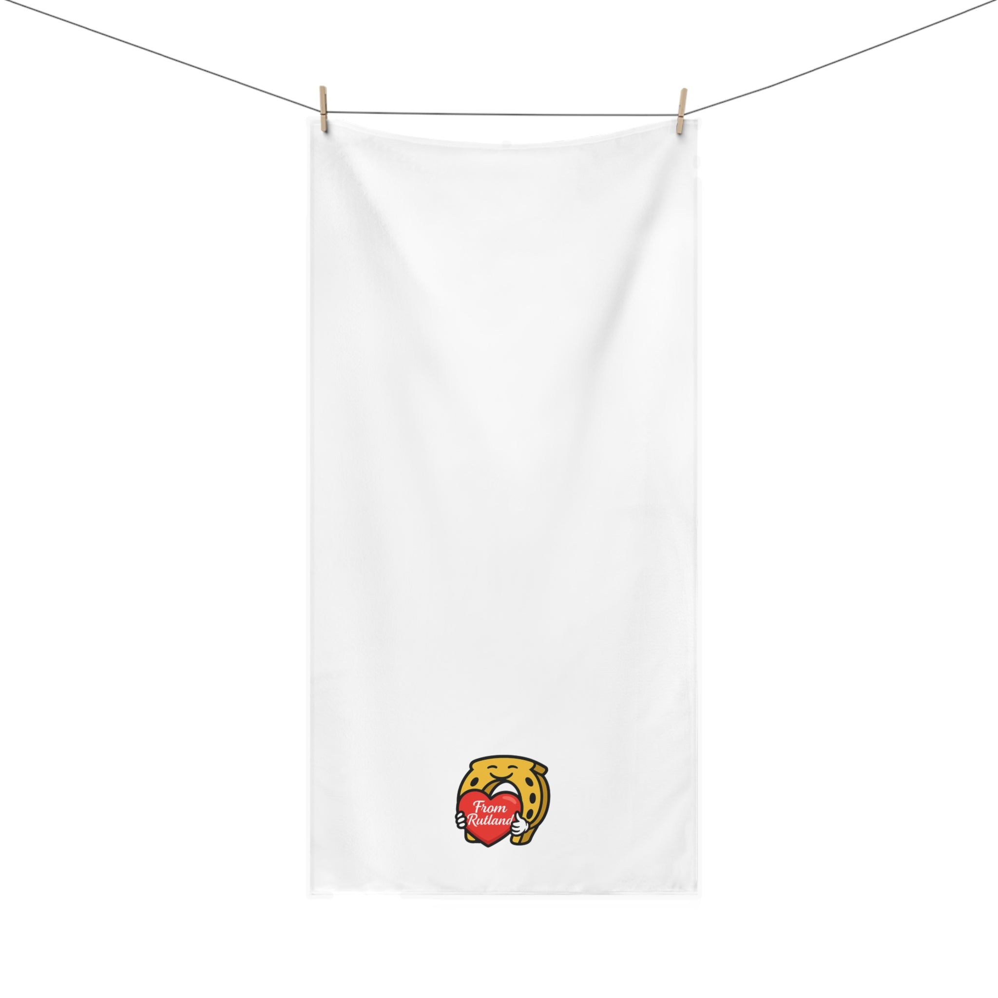 Horseshoe & Heart Mink-Cotton Towel