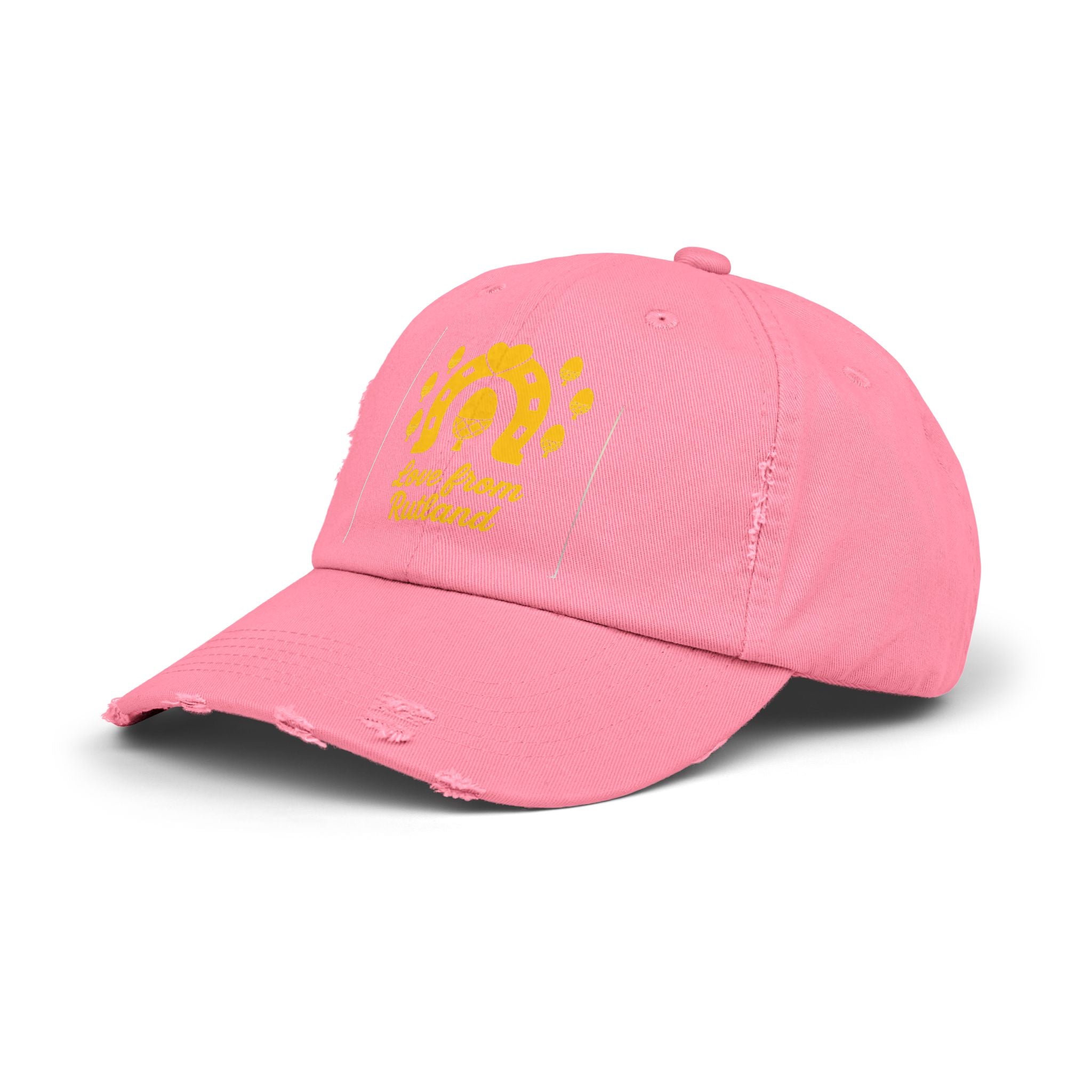 Trendy Distressed Cap with Classic Logo Design