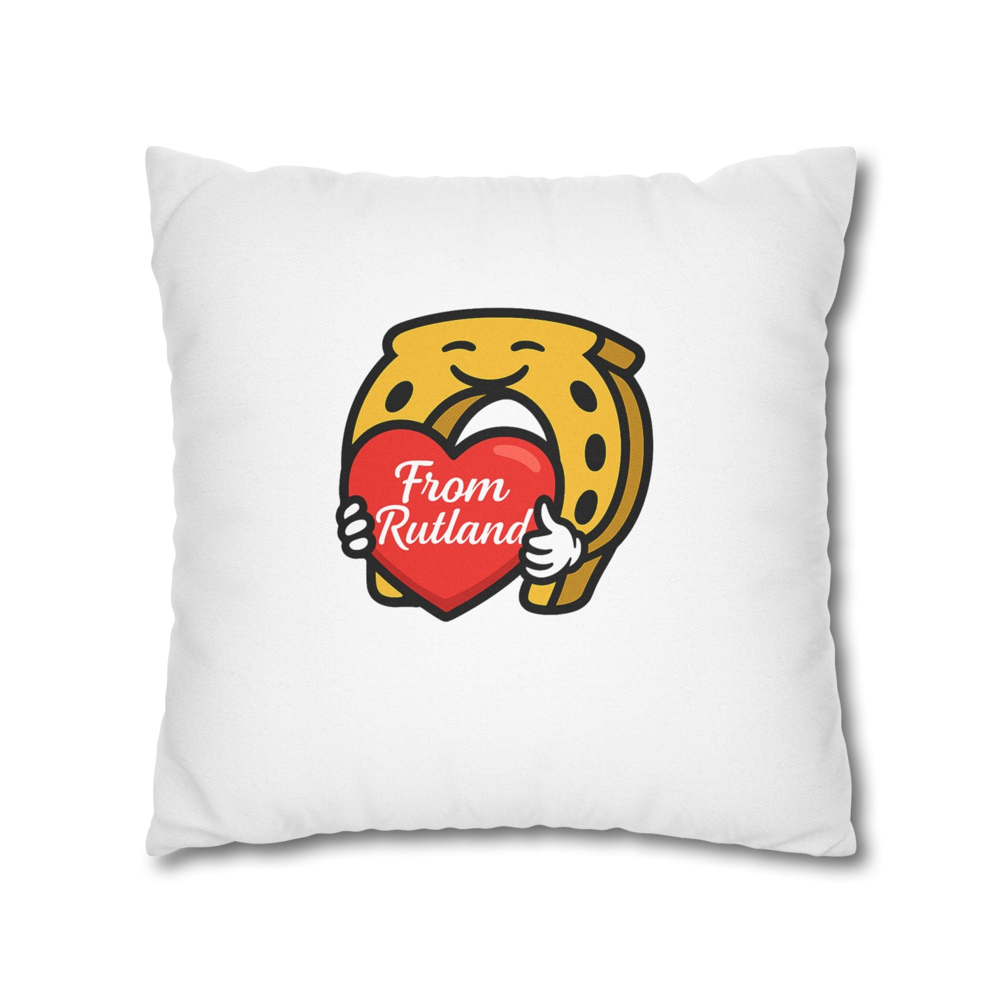 Spun Polyester Square Pillowcase