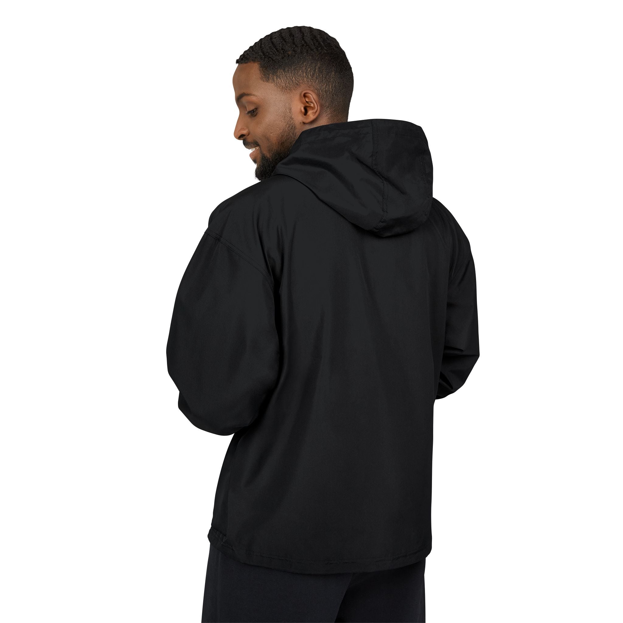 Classic Logo Champion Outdoor Anorak Jacket - Lightweight Rain Gear, Packable Windbreaker