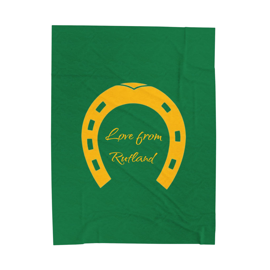 Classic Logo Velveteen Plush Blanket