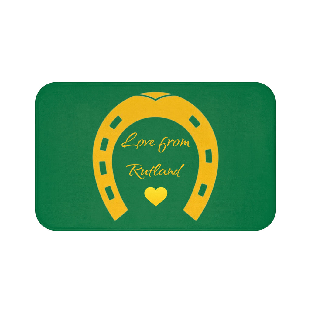 Heart & Horseshoe Bath Mat