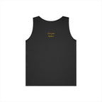 Classic Logo Unisex Heavy Cotton Tank Top, Summer Style, Casual Wear, Beach Day Outfit, Gift for Her, Vacation Attire