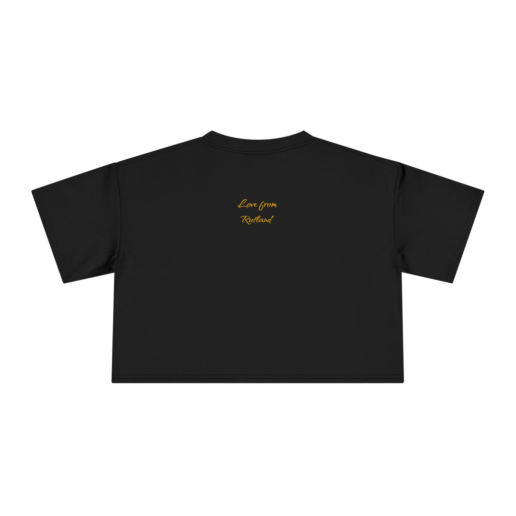 Heart & Horseshoe Women's Crop Tee