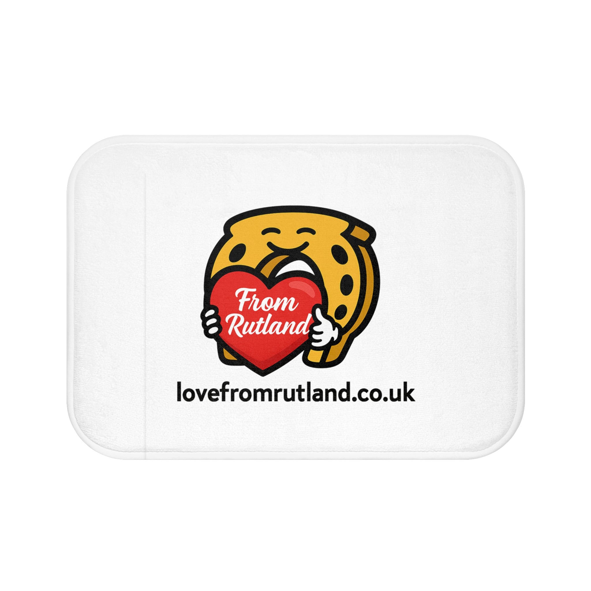 Heart & Horseshoe Bath Mat