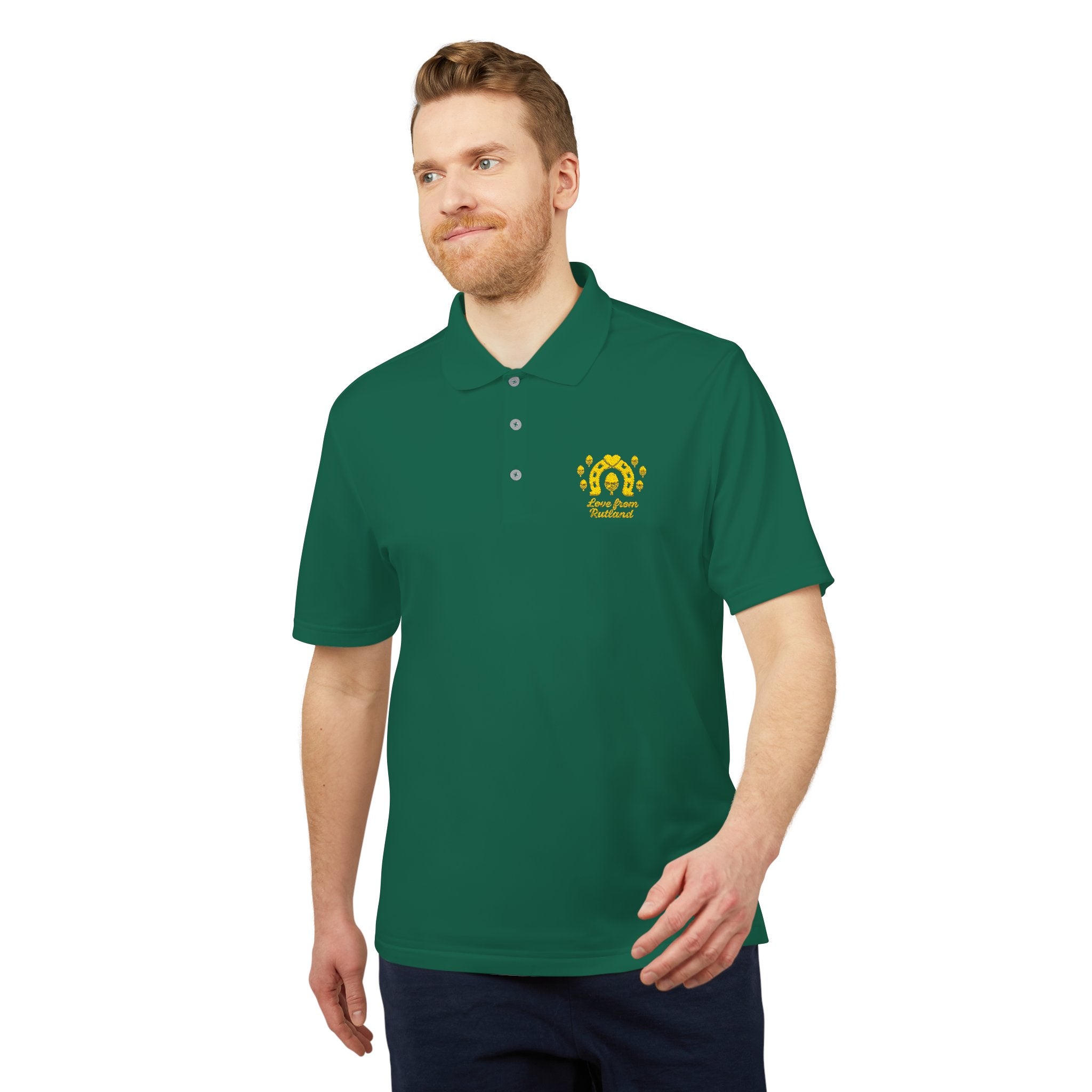 Classic Logo Adidas Unisex Performance Polo