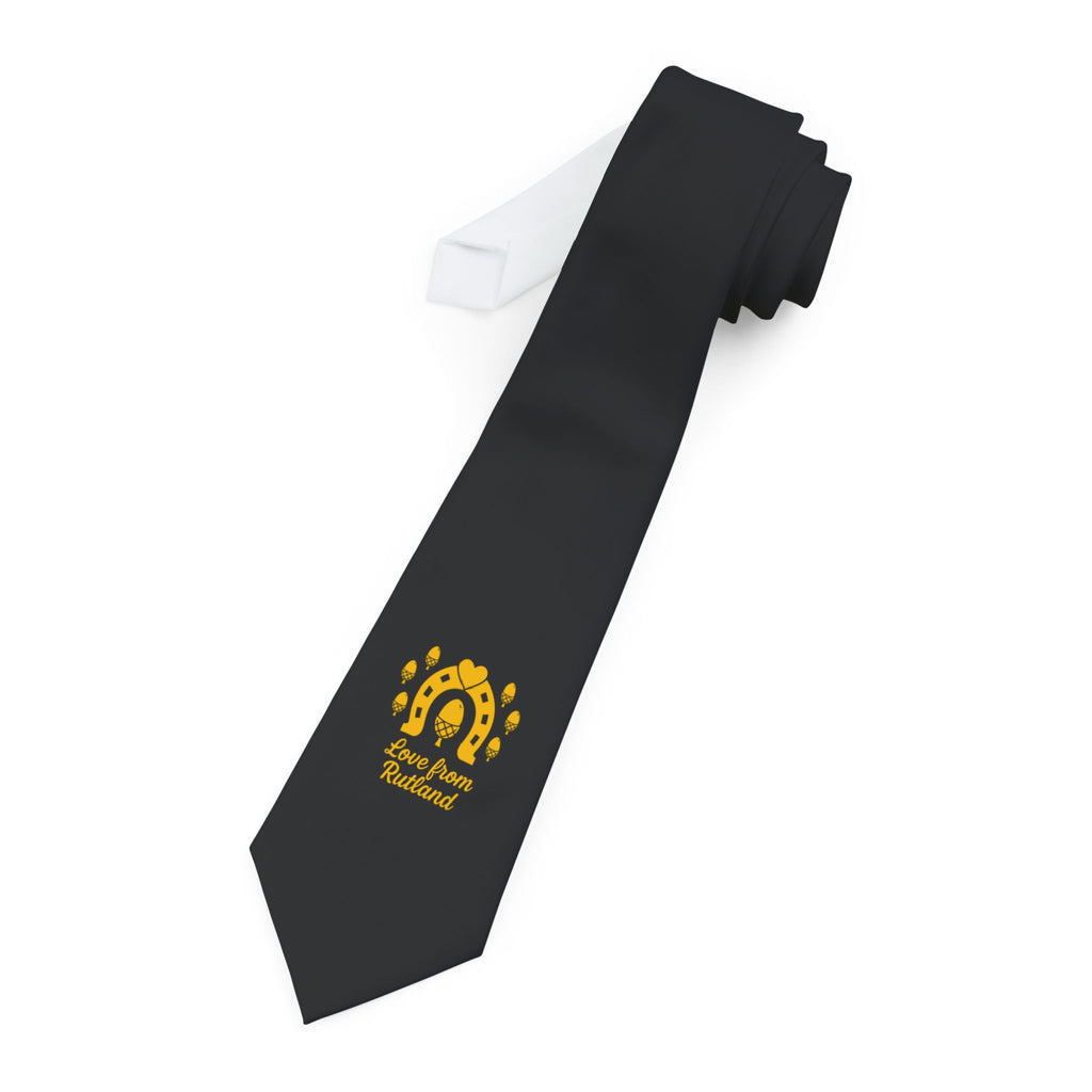 Classic Logo Black Love From Rutland Necktie