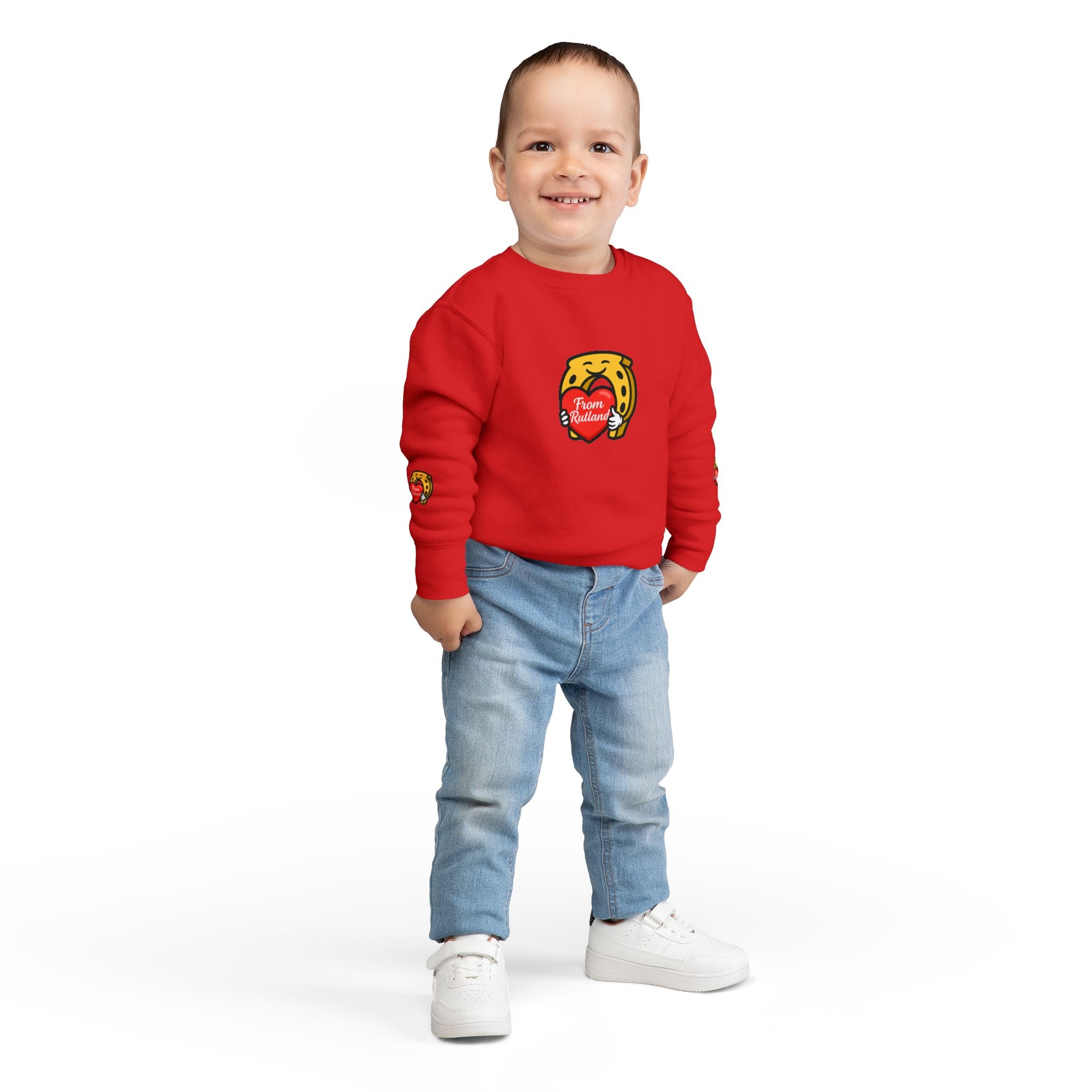 Heart & Horseshoe Toddler Sweatshirt