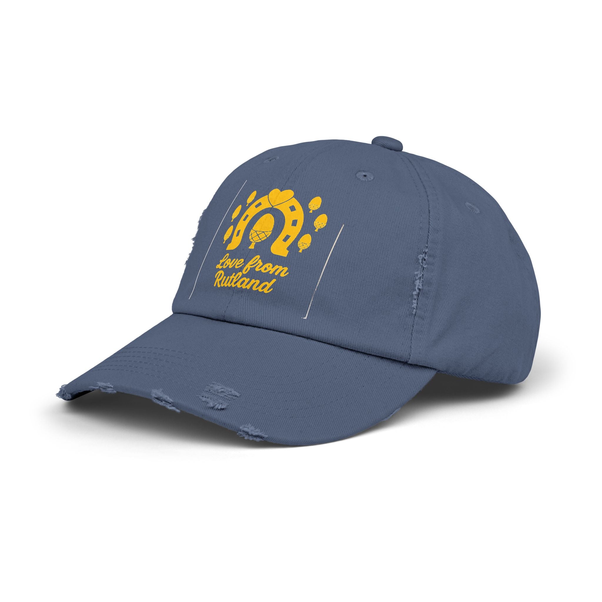 Trendy Distressed Cap with Classic Logo Design