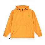 Classic Logo Champion Outdoor Anorak Jacket - Lightweight Rain Gear, Packable Windbreaker