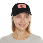 Heart & Horseshoe Cap with Leather Patch (Rectangle)