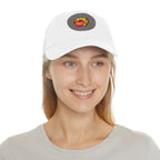 Heart & Horseshoe Cap with Leather Patch (Round)