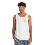 Sunshine Goddess Unisex Heavy Cotton Tank Top, Summer Style, Casual Wear, Beach Day Outfit, Gift for Her, Vacation Attire