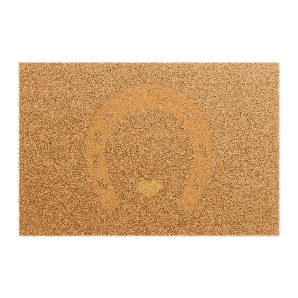 Heart & Horseshoe Doormat