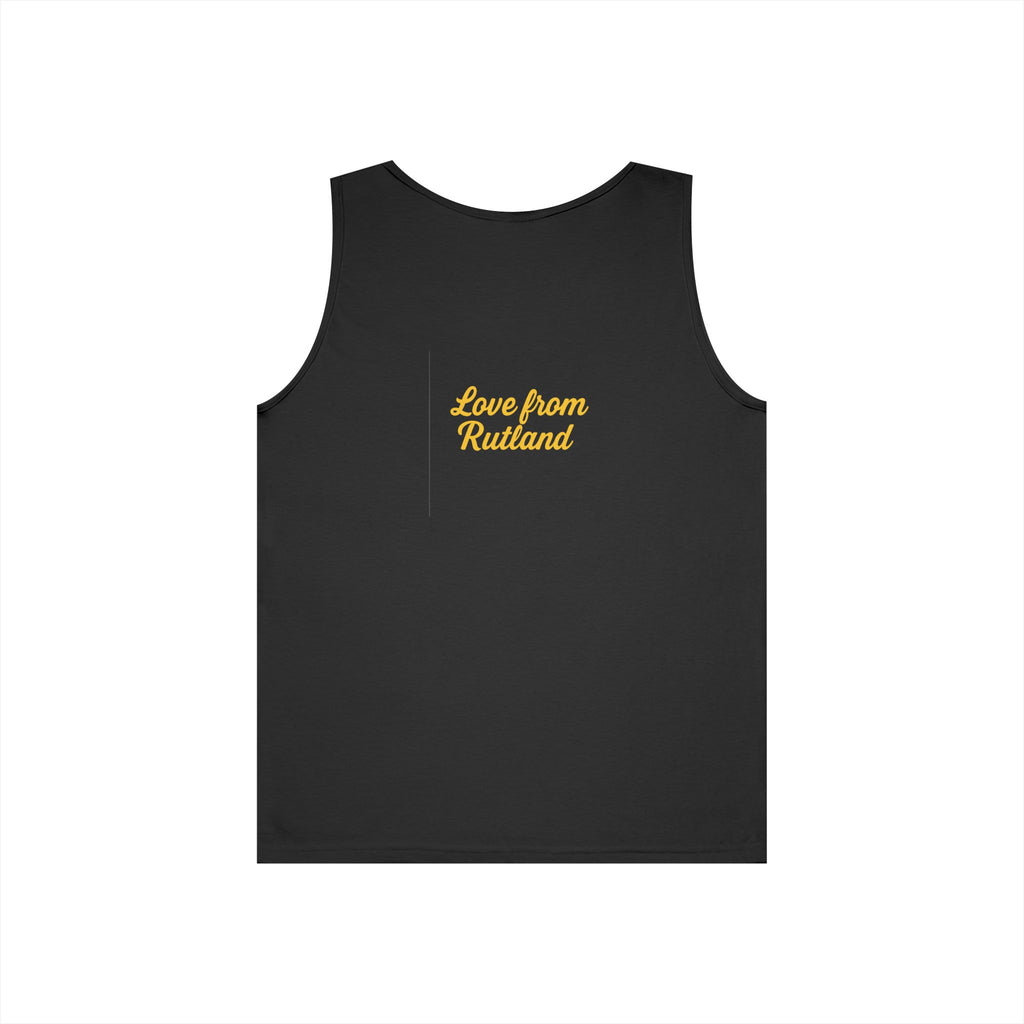 Sunshine Goddess Unisex Heavy Cotton Tank Top, Summer Style, Casual Wear, Beach Day Outfit, Gift for Her, Vacation Attire
