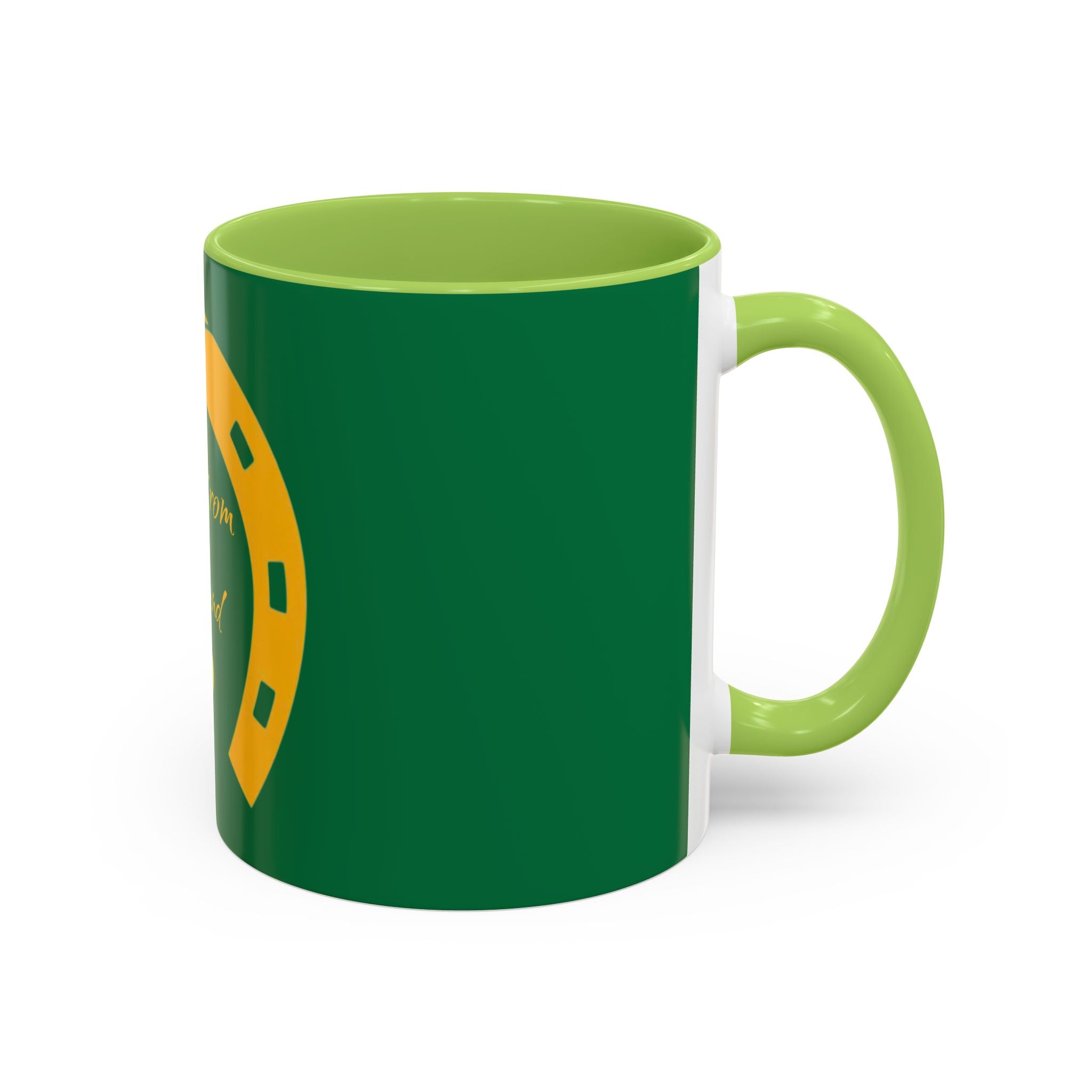 Heart & Horseshoe Accent Coffee Mug (11, 15oz)