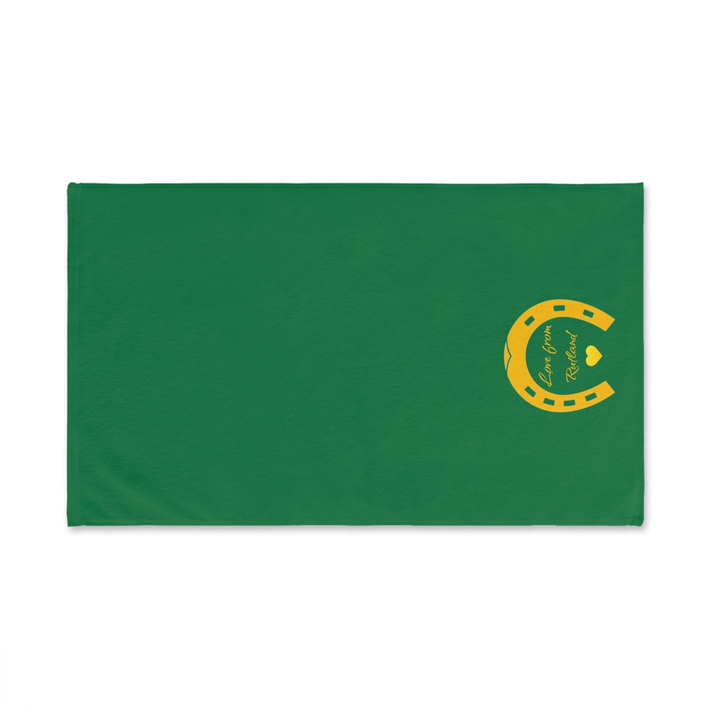 Heart & Horseshoe Hand Towel