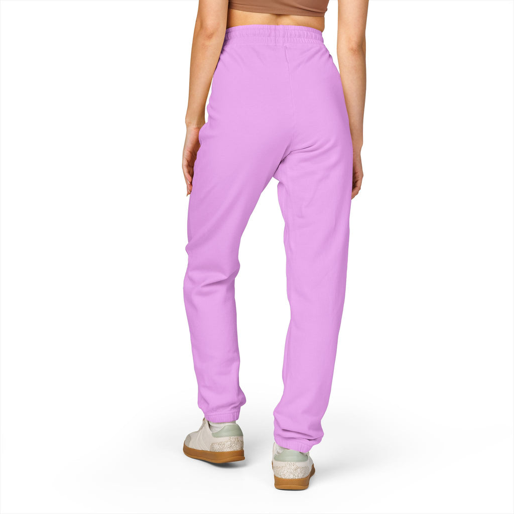Classic Logo Cozy Garment-Dyed Sweatpants | Unisex Fleece Lounge Pants
