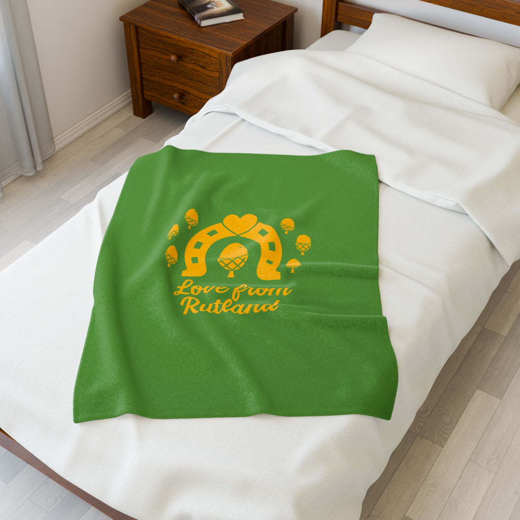 Classic Logo Velveteen Plush Blanket