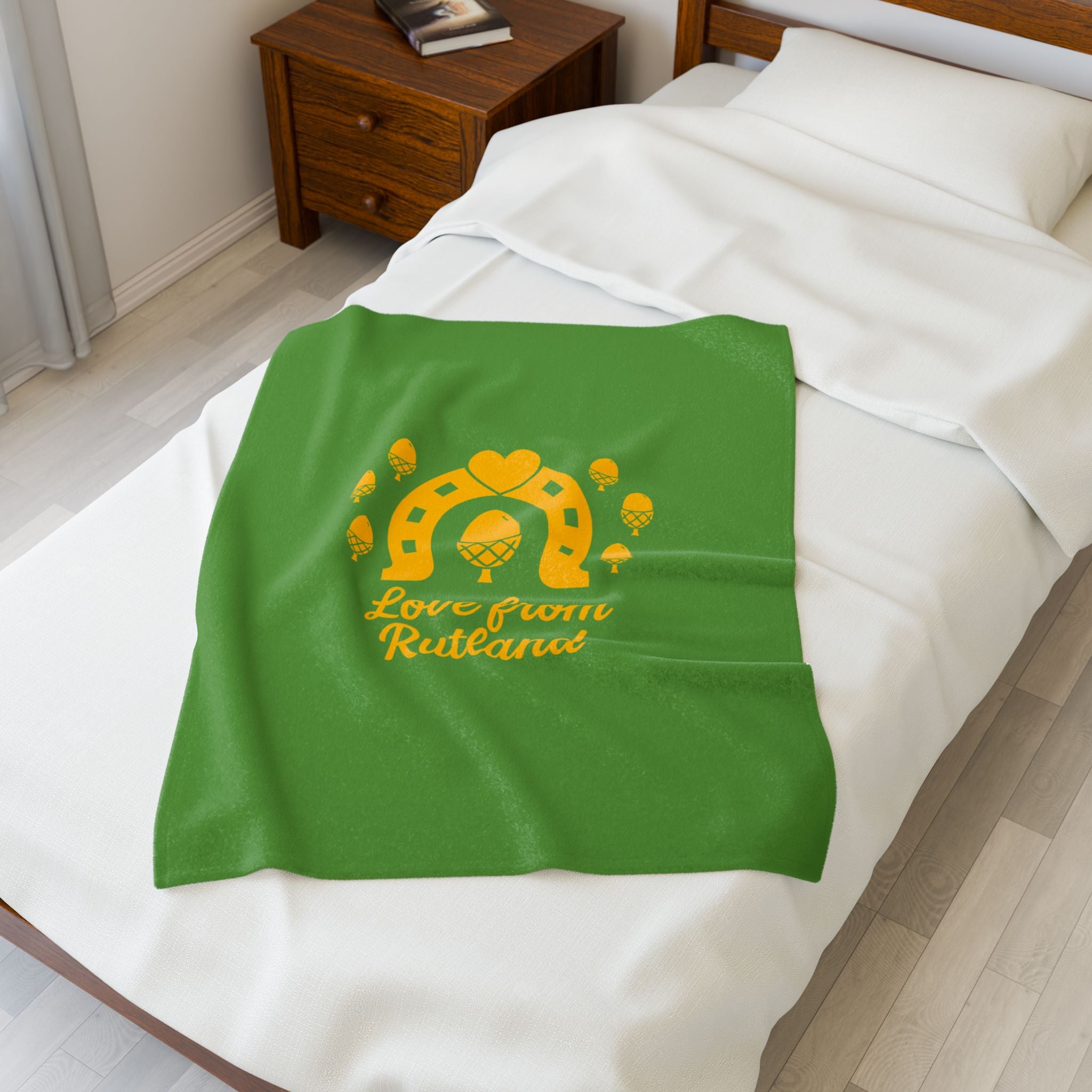 Classic Logo Velveteen Plush Blanket