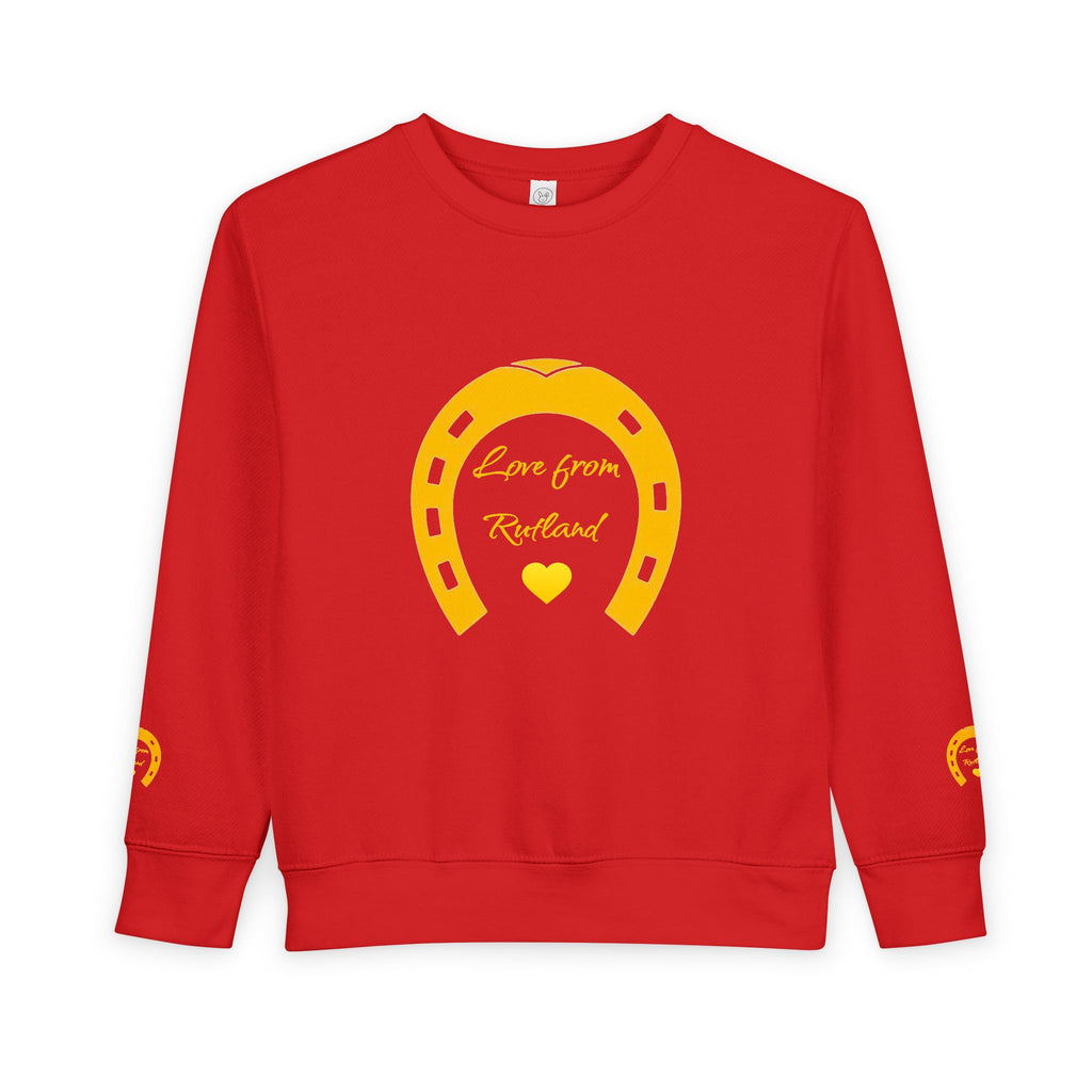 Heart & Horseshoe Toddler Sweatshirt
