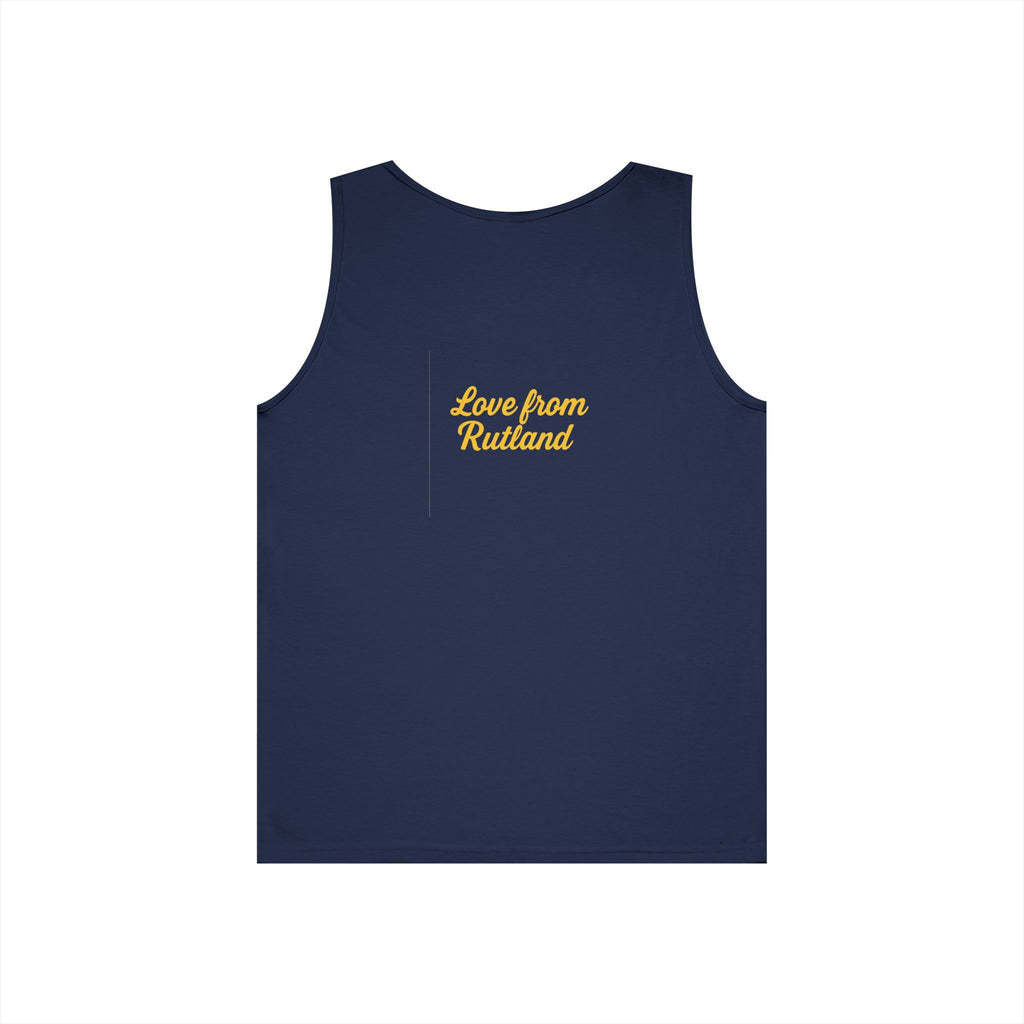 Sunshine Goddess Unisex Heavy Cotton Tank Top, Summer Style, Casual Wear, Beach Day Outfit, Gift for Her, Vacation Attire