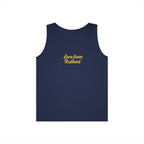Sunshine Goddess Unisex Heavy Cotton Tank Top, Summer Style, Casual Wear, Beach Day Outfit, Gift for Her, Vacation Attire
