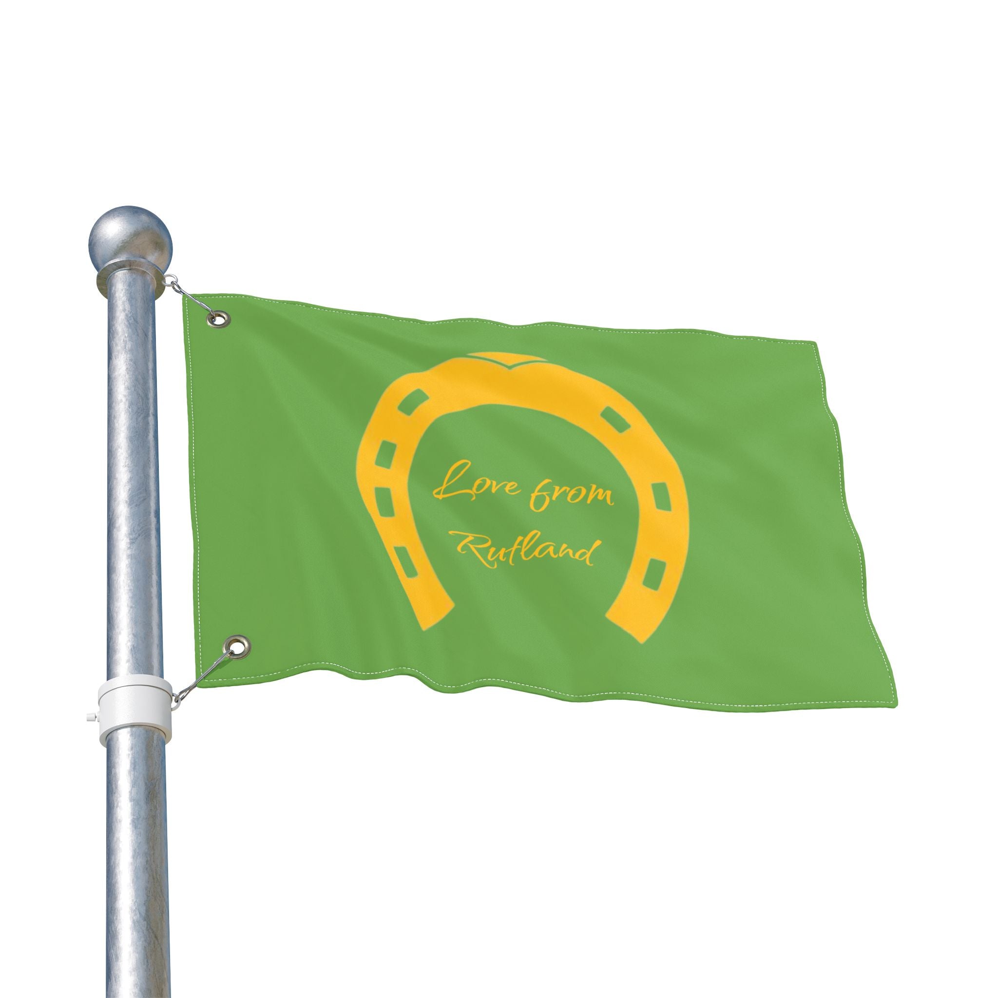 Classic Logo Love From Rutland Double Sided Flag