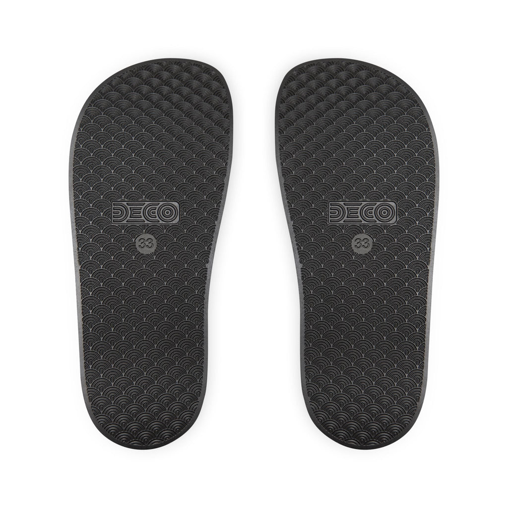 Heart & Horseshoe Youth Removable-Strap Slider Sandals